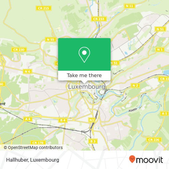 Hallhuber map