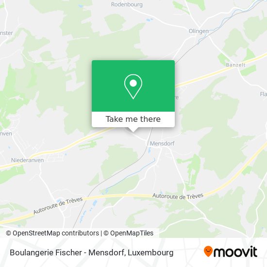 Boulangerie Fischer - Mensdorf map