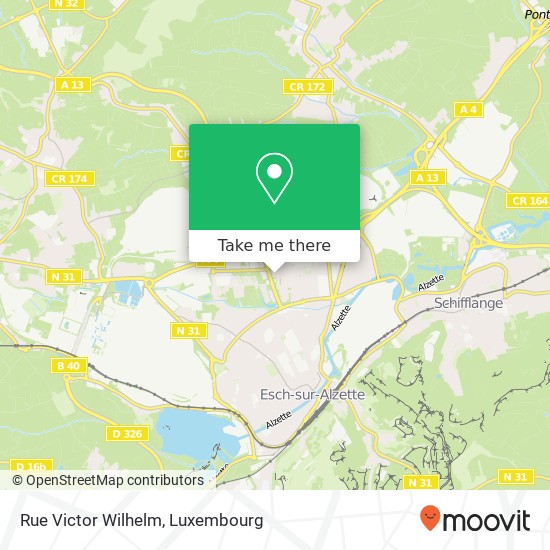 Rue Victor Wilhelm map