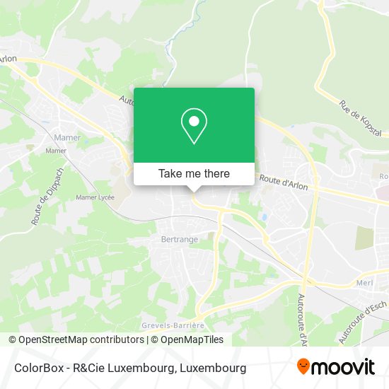 ColorBox - R&Cie Luxembourg map