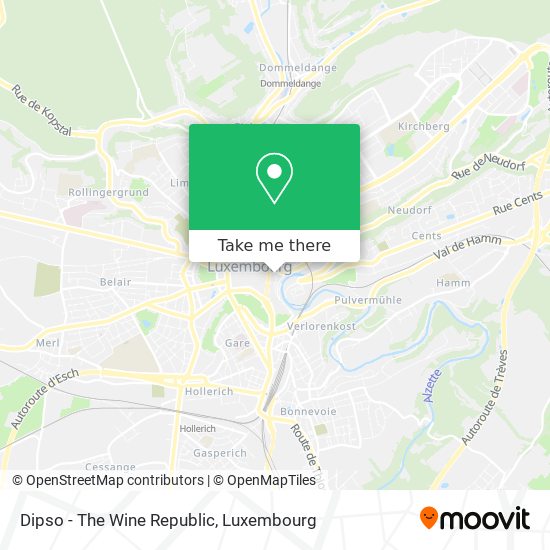 Dipso - The Wine Republic map