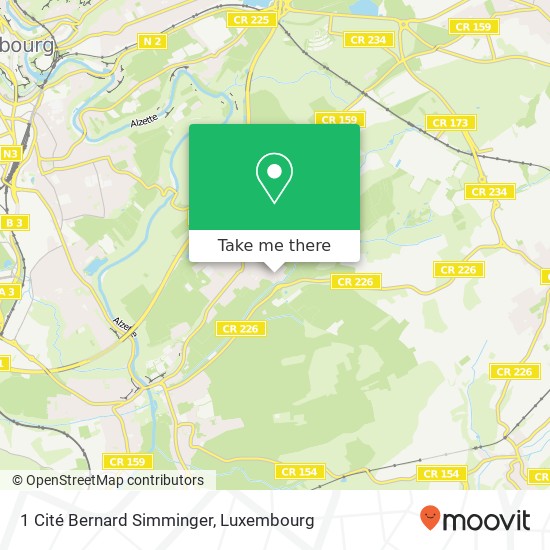 1 Cité Bernard Simminger map