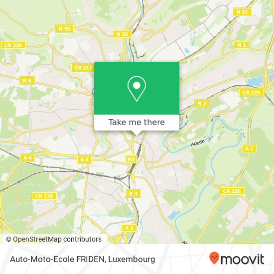 Auto-Moto-Ecole FRIDEN map