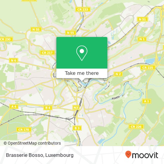 Brasserie Bosso map