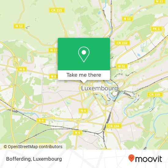 Bofferding map