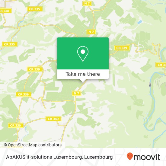 AbAKUS it-solutions Luxembourg map