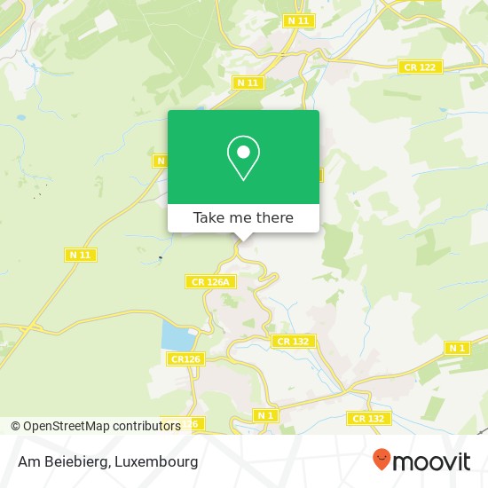 Am Beiebierg map