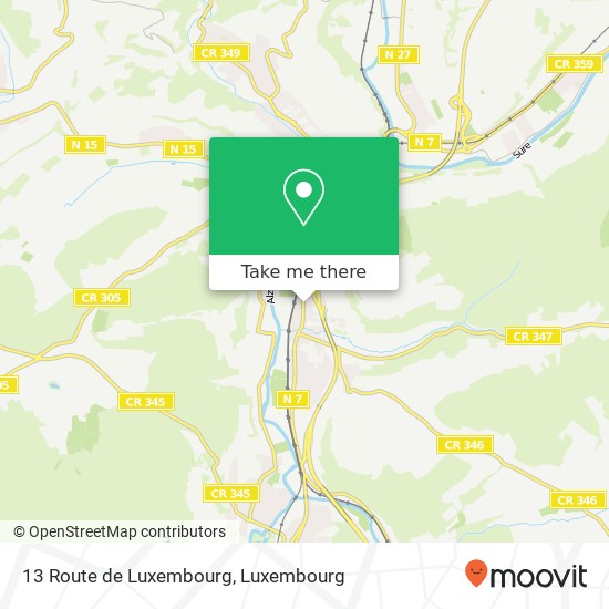 13 Route de Luxembourg map