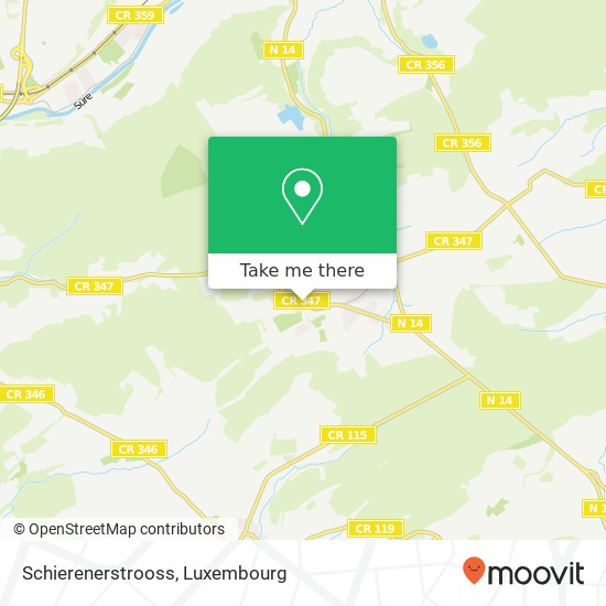 Schierenerstrooss map