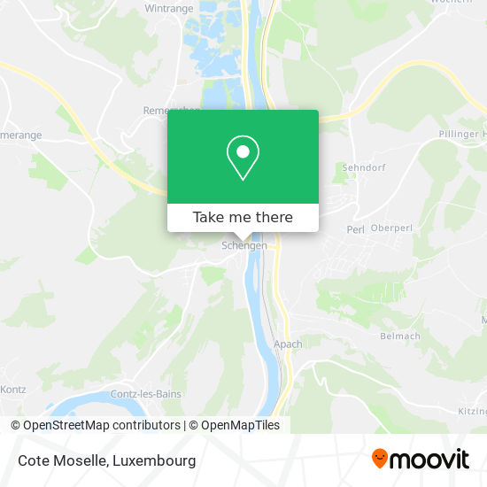 Cote Moselle Karte