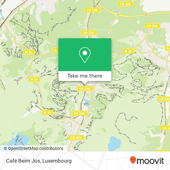 Café Beim Jos map