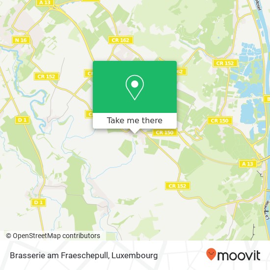 Brasserie am Fraeschepull, Rue Auguste Liesch 5675 Schengen map