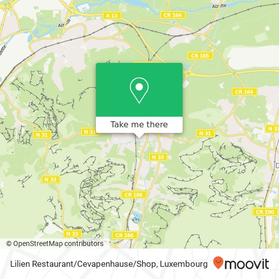 Lilien Restaurant / Cevapenhause / Shop, Rue Joseph Muller 3651 Kayl Karte