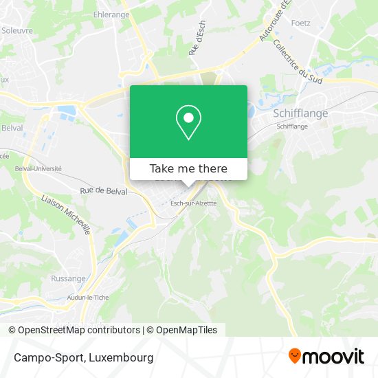 Campo-Sport map