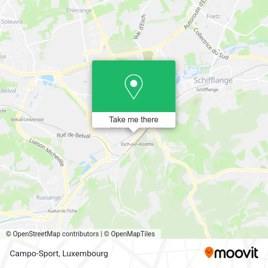 Campo-Sport map