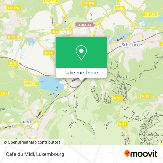 Cafe du Midi map