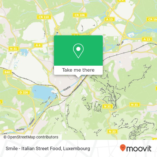 Smile - Italian Street Food, 20, Rue de Luxembourg 4220 Esch-sur-Alzette map