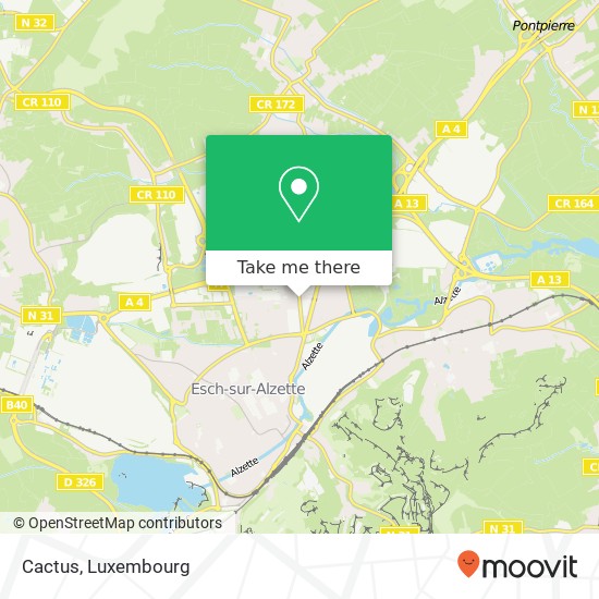 Cactus, Boulevard Pierre Dupong 4086 Esch-sur-Alzette map