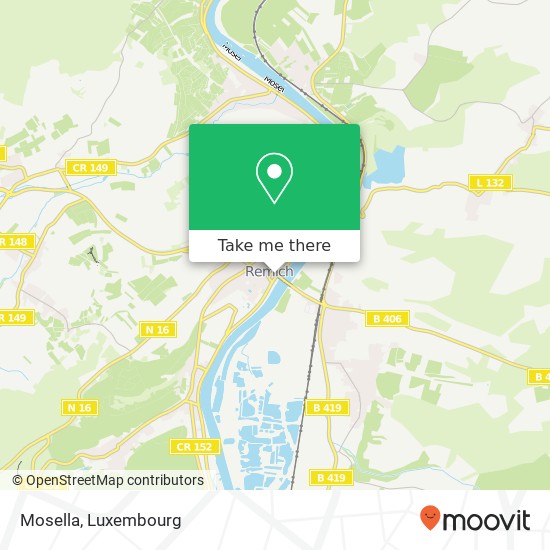 Mosella, 2, Quai de la Moselle 5553 Remich map