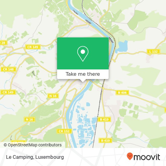 Le Camping map