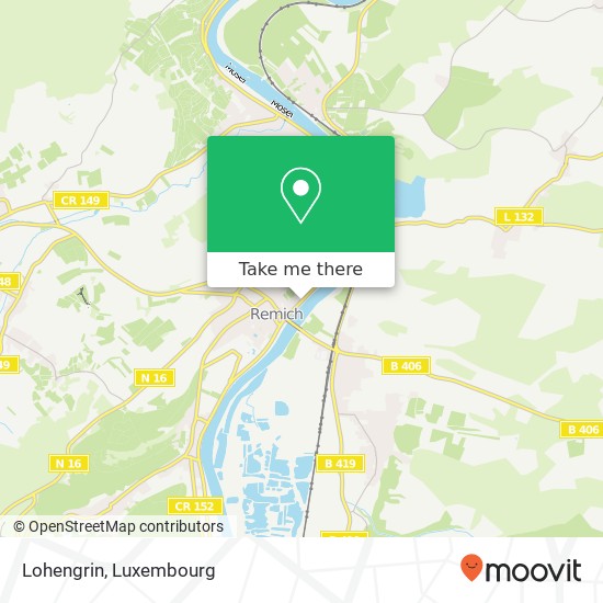 Lohengrin, 31, Esplanade 5533 Remich Luxembourg Karte