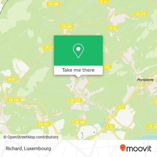 Richard, 80, Rue de Limpach 3932 Mondercange map