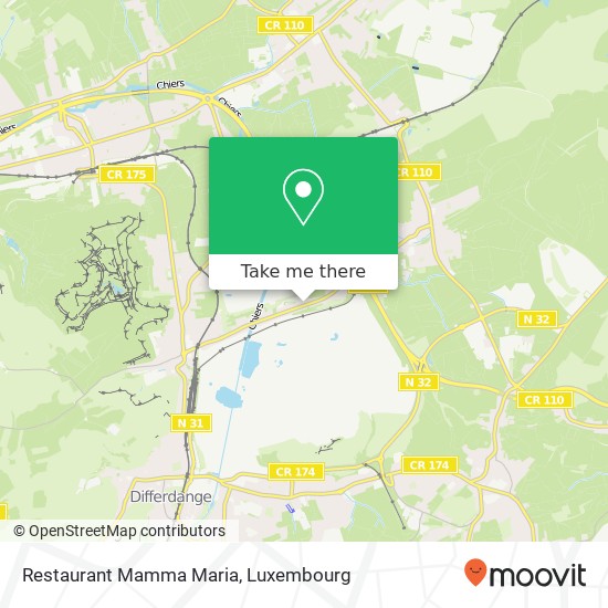 Restaurant Mamma Maria, 241, Rue Pierre Gansen 4570 Differdange map