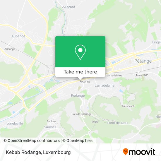 Kebab Rodange map