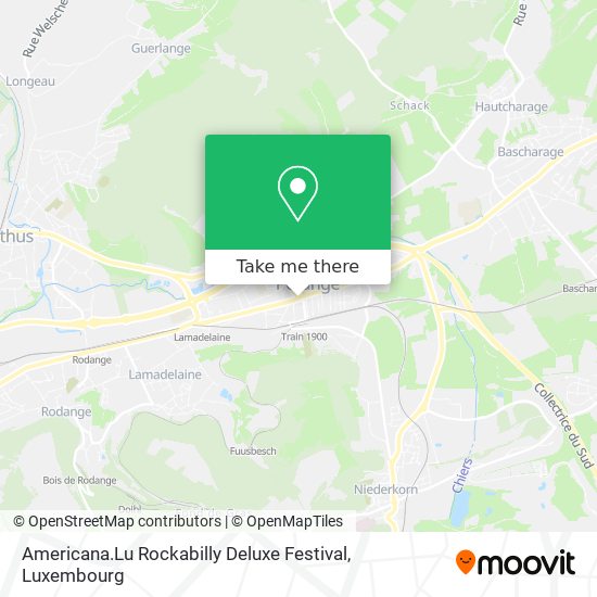 Americana.Lu Rockabilly Deluxe Festival map