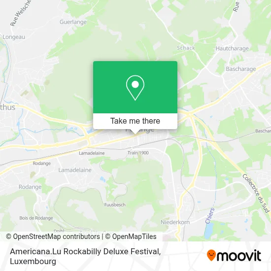 Americana.Lu Rockabilly Deluxe Festival map
