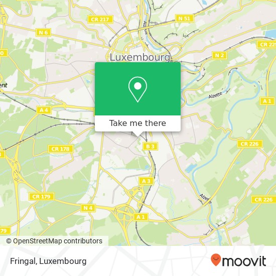 Fringal, Mühlenweg 2155 Luxemburg map