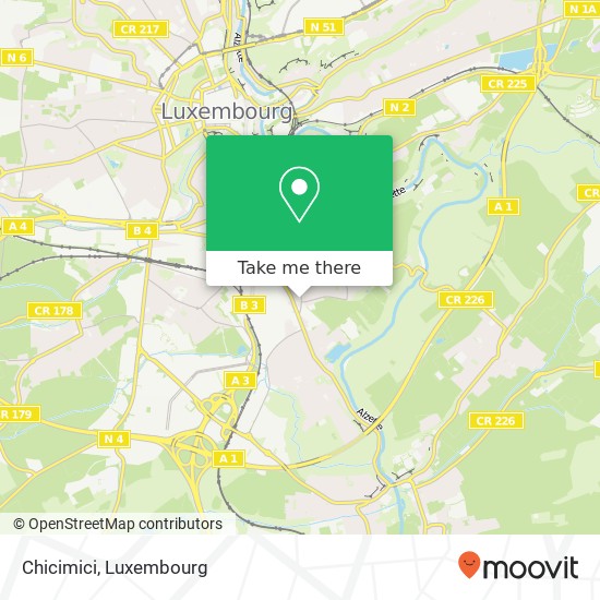 Chicimici, 86, Rue du Cimetière 1338 Luxembourg map