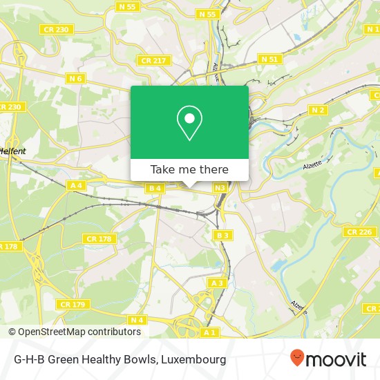 G-H-B Green Healthy Bowls, 68, Rue de Hollerich 1741 Luxembourg map