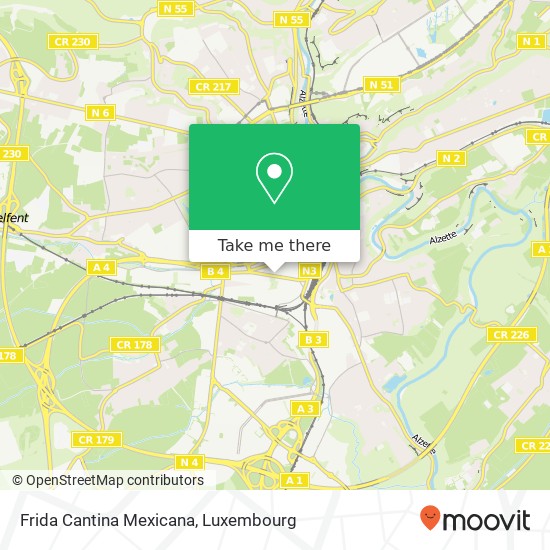 Frida Cantina Mexicana, Rue de Hollerich 1741 Luxembourg map