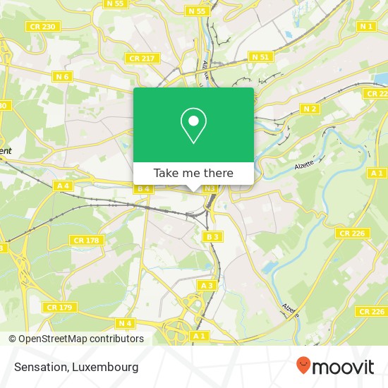 Sensation, 19, Rue de Hollerich 1741 Luxembourg map