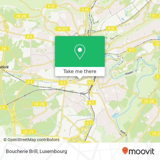 Boucherie Brill, 68, Rue de Strasbourg 2560 Luxembourg map