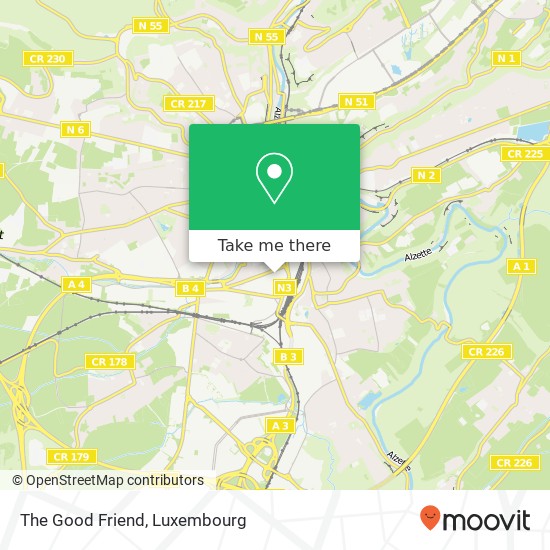 The Good Friend, 23, Rue Joseph Junck 1839 Luxembourg map