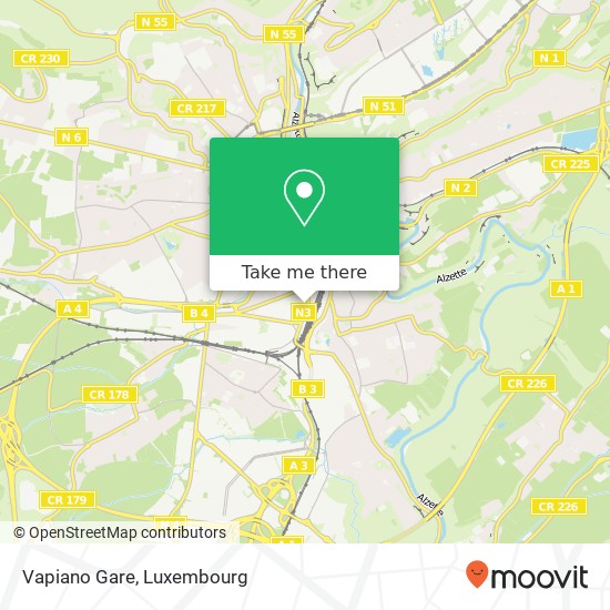 Vapiano Gare, 28, Place de la Gare 1616 Luxembourg map