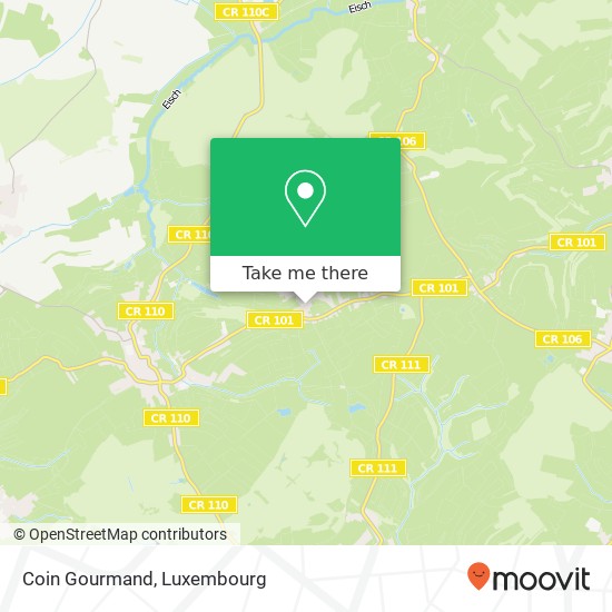 Coin Gourmand, 3, Rue de l'Église 4979 Käerjeng map