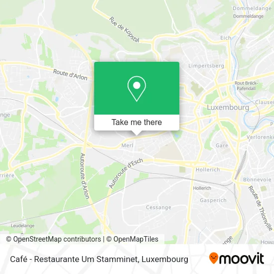 Café - Restaurante Um Stamminet map