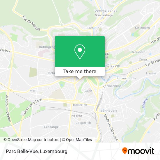 Parc Belle-Vue map