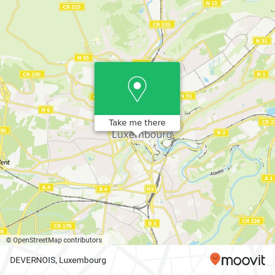 DEVERNOIS, 23, Rue Philippe II 2340 Luxembourg map