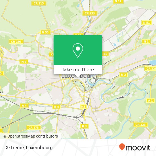 X-Treme, 12, Rue Chimay 1333 Luxembourg map