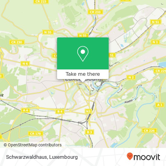 Schwarzwaldhaus, 2450 Luxembourg Karte