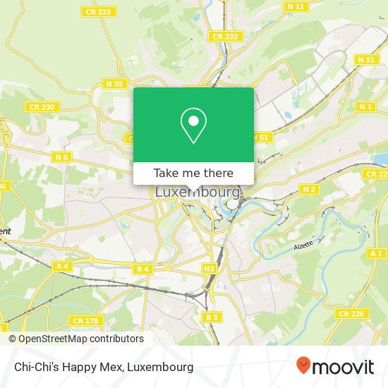 Chi-Chi's Happy Mex, 15, Place d'Armes 1136 Luxembourg map