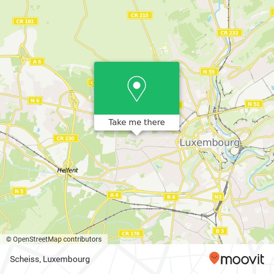 Scheiss, 142, Val Sainte-Croix 1370 Luxembourg map