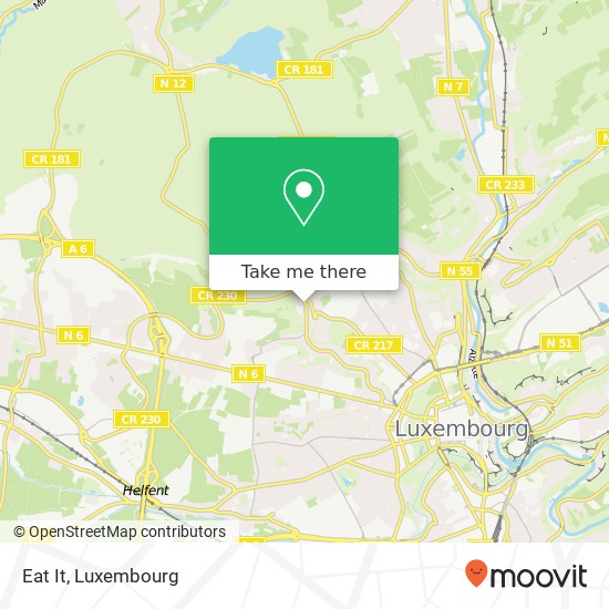 Eat It, 323, Rue de Rollingergrund 2441 Luxembourg map