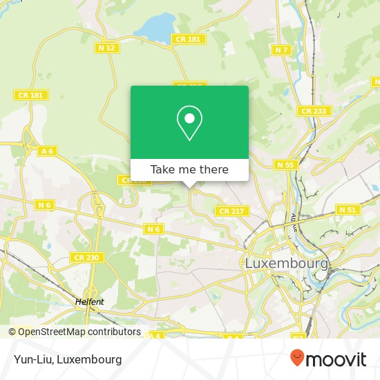 Yun-Liu, Rue de Rollingergrund 2441 Luxembourg map