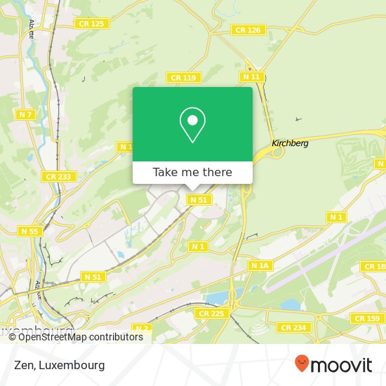 Zen, 5, Rue Alphonse Weicker 2721 Luxembourg map