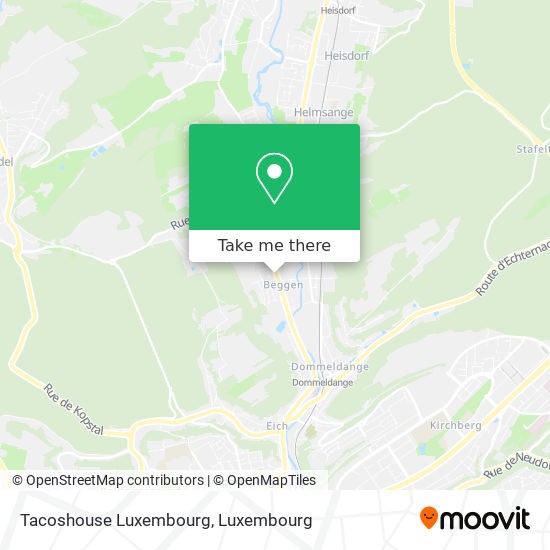 Tacoshouse Luxembourg map